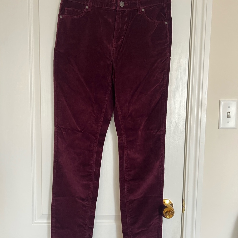 Buffalo David Bitton Deep Red Corduroy Pants